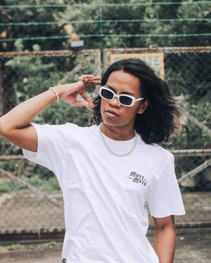 Auto Supply Short Sleeve Tee in White